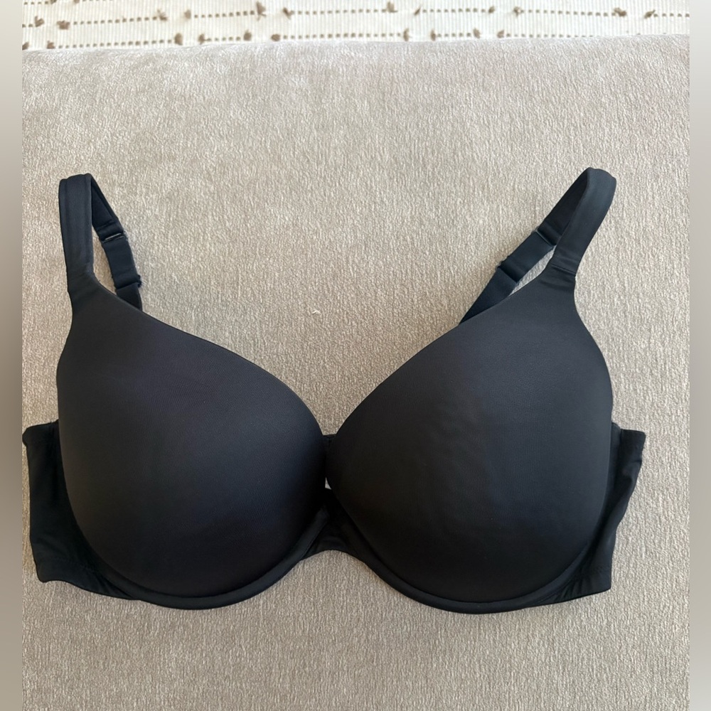 Cacique Black Smooth Boost Plunge - Lane Bryant